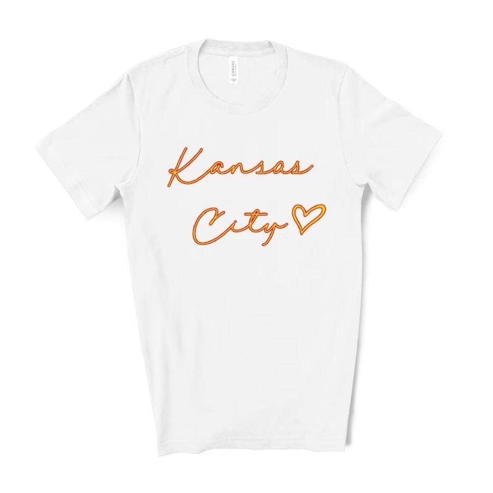Kansas City Retro Heart Style , Kc Football , KC TShirt